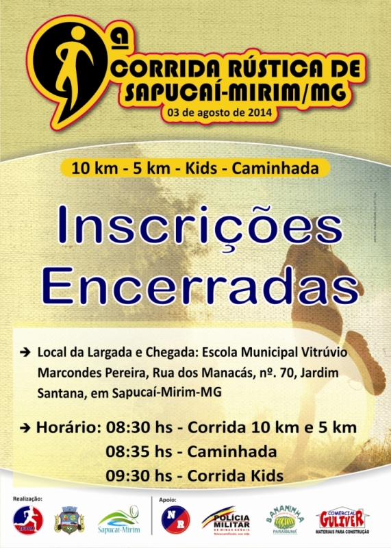 Inscrições Encerradas